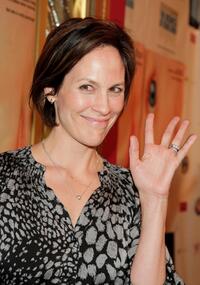 Annabeth Gish at the premiere of "The Business of Being Born" at the Fine Arts Theater.