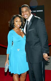 Angell Conwell and Omar Gooding at the 10th Annual Soul Train Lady of Soul Awards.