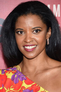 Renee Elise Goldsberry at the "The Immortal Life of Henrietta Lacks" premiere in New York City.