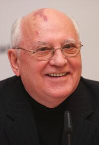 Mikhail Gorbachev at the photocall of "Cinema For Peace" during the 59th Berlin Film Festival.