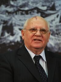 Mikhail Gorbachev at the Urania Medal Awards.