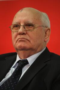 Mikhail Gorbachev at the Urania Medal Awards.