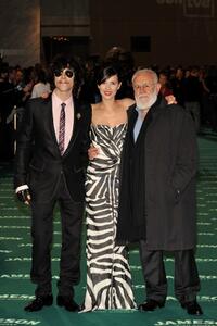 Oscar Jaenada, Barbara Goenaga and Director Gonzalo Suarez at the 22nd Goya Cinema Awards 2008.