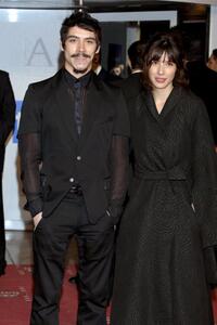 Oscar Jaenada and Barbara Goenaga at the Goya Cinema Awards 2006.