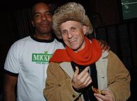 David Alan Grier and Bobcat Goldthwait at the Jimmy Kimmel Live show.