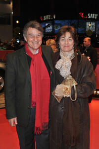 Arturo Goetz and guest at the premiere of "Rompecabezas" during day eight of the 60th Berlin International Film Festival.