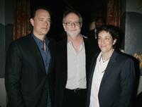Tom Hanks, Gary Goetzman and Carolyn Strauss at the premiere of "Big Love."