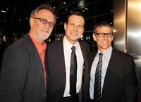 Gary Goetzman, Bill Paxton and Michael Lombardo at the premiere of "Big Love" 3rd season.