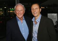Tony Goldwyn and his father Samuel Goldwyn, Jr at the premiere of "The Last Kiss" at the Directors Guild of America.