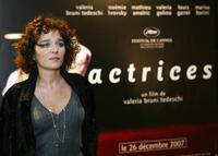 Valeria Golino at the premiere of "Actrices" (Actresses) in Paris.