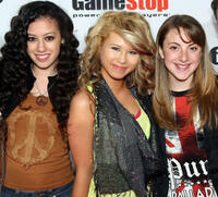 Keana Texeira, Savannah Van and Juliette Goglia at the KIIS FM's Wango Tango Spring Break party in California.