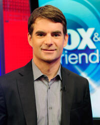 Jeff Gordon at the FOX & Friends Studios in New York.