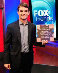 Jeff Gordon at the FOX & Friends Studios in New York.