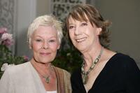 Dame Judi Dench and Eileen Atkins at the launch party for BritWeek.