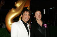 Tadanobu Asano and Toon Hiranyasap at the Bangkok International Film Festival 2006.