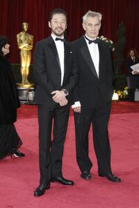 Tadanobu Asano and Director Sergei Brodov at the 80th Annual Academy Awards.