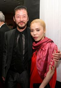 Tadanobu Asano and Chara at the Oscar Foreign Language Film Certificate of Nomination Presentation.