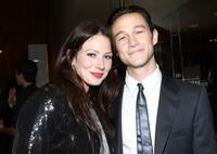 Lynn Collins and Joseph Gordon-Levitt at the after party of the California premiere of "(500) Days of Summer."