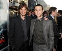 Lukas Haas and Joseph Gordon-Levitt at the California premiere of "Inception."