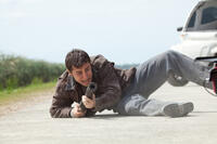Joseph Gordon-Levitt as Joe in "Looper."