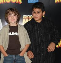 Trevor Gagnon and David Gore at the premiere of "Fly Me To The Moon."