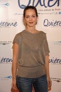 Paz Gomez at the premiere of "Quiereme."