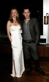 Heather Graham and Alan Cumming at The Times BFI 51st London Film Festival after party following the UK premiere of "Elizabeth: The Golden Age".