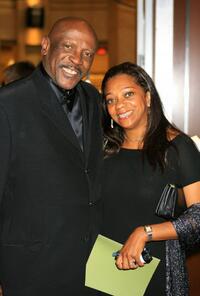 Louis Gossett, Jr. and Guest at the cocktail party for the 34th AFI Life Achievement Award tribute to Sir Sean Connery.