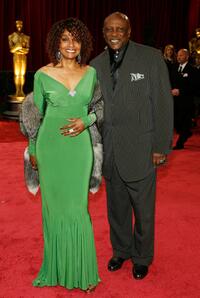 Louis Gossett, Jr. and Guest at the 80th Annual Academy Awards.