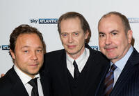 Stephen Graham, Steve Buscemi and Terence Winter at the launch of the Sky Atlantic channel in England.