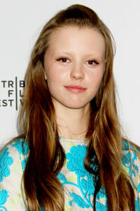 Mia Goth at the premiere of "The Survivalist" during the 2015 Tribeca Film Festival.