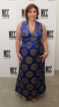 Ashlie Atkinson at the after party of the play opening of "Fat Pig."