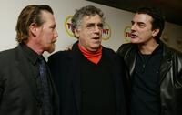 Elliott Gould, Robert Patrick and Chris Noth at the premiere of "Bad Apple".