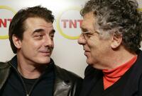 Elliott Gould and Chris Noth at the premiere of "Bad Apple".