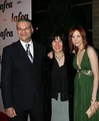 Steven Zeller, Debra Granik and Vera Farmiga at the 31st Annual Los Angeles Film Critics Association Awards.