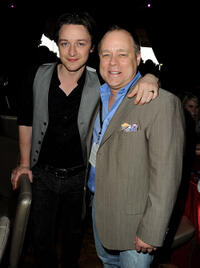 James McAvoy and Kelly Asbury at the after party of the California premiere of "Gnomeo And Juliet."
