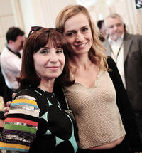 Ariane Ascaride and Sandrine Bonnaire at the 61st International Cannes Film Festival in France.