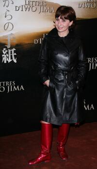 Ariane Ascaride at the premiere of "Letters From Iwo Jima."