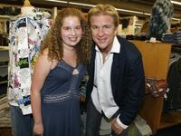 Allie Grant and Matthew Modine at the season premiere of "Weeds."