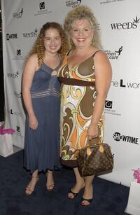 Allie Grant and Angie Grant at the season premiere of "Weeds."