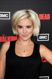 Brea Grant at the 2nd season California premiere of "The Walking Dead."