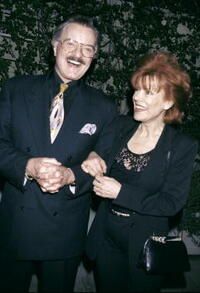 Robert Goulet and his wife Vera Novak at the Spago's restaurant.