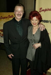 Robert Goulet and his wife at the premiere of "Empire Falls" at the Metropolitan Museum of Art.