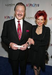 Robert Goulet and his wife Vera at the opening night performance of the Broadway musical "Hairspray" at the Luxor Hotel and Casino.