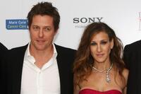 Hugh Grant and Sarah Jessica Parker at the London premiere of "Did You Hear About the Morgans."