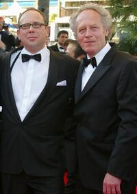 Olivier Gourmet and Jean-Pierre Dardenne at the 55th International Film Festival.