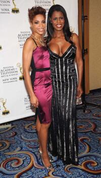 Tamyra Gray and Omarosa Manigault-Stallworth at the 51st Annual New York Emmy Awards gala.