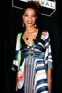 Tamyra Gray at the premiere of "Last Days of Left Eye" during the Atlanta Film Festival.