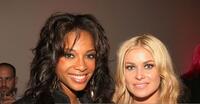 Tamyra Gray and Carmen Electra at the "&Denim" party, H&M's new collection launch party.