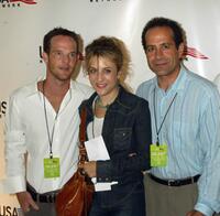 Jason Gray-Stanford, Bitty Schram and Tony Schalhoub at the USA Network's celebration.
